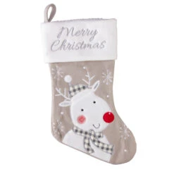 Nikolausstrumpf - Rentier - 46 Cm