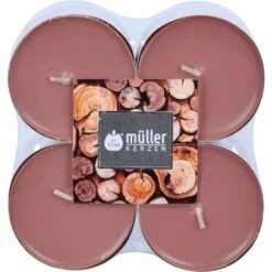 8 Maxi Duftlichte - Sandelholz