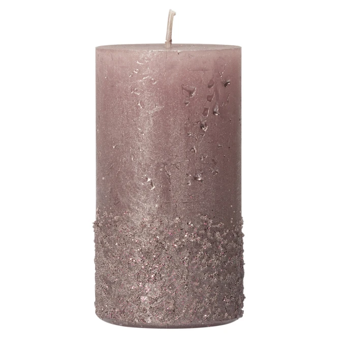 Stumpenkerze - Calla - Ca. 7 X 14 Cm - Altrosa