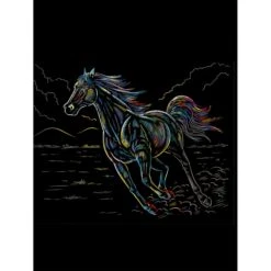 Besttoy - Kratzbild Pferd In Bergen