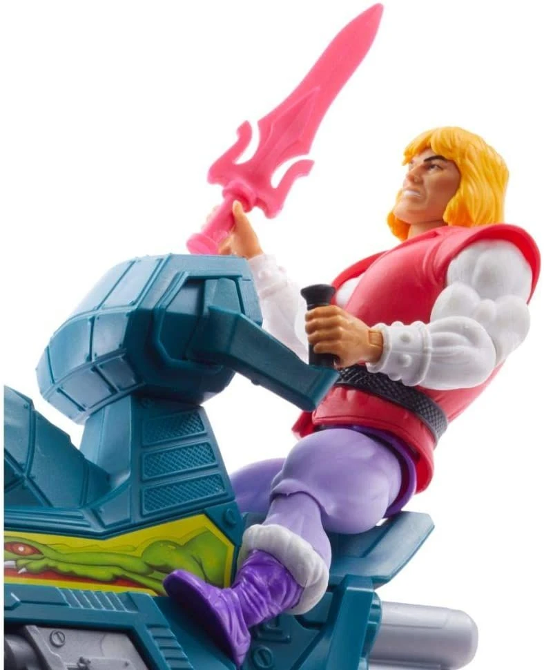 MATTEL Masters Of The Universe - Prince Adam Sky Sled Actionfigur – Bild 2