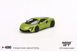 ***TSM-Models 496 McLaren Artura Flux Grün MiniGT Maßstab 1:64 Modellauto