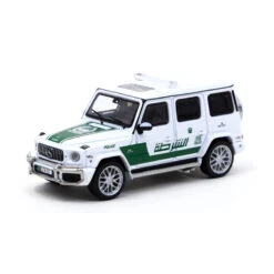 Tarmac T64-040-DU Mercedes-Benz AMG G63 "Dubai Police" Weiss/grün Maßstab 1:64 Modellauto