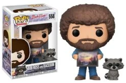 FUNKO POP! - Bob Ross - Bob Ross Und Raccoon Figur
